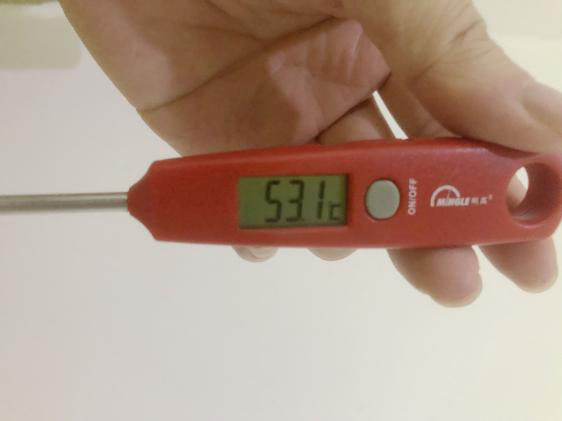 速冷降溫杯搖晃1分鐘后的水溫