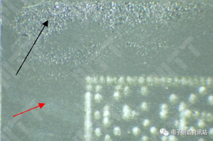 樣品1局部發(fā)現(xiàn)明顯粗糙度變化
