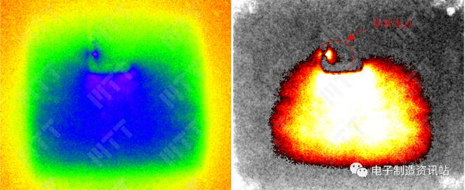 失效樣品thermal EMMI定位形貌