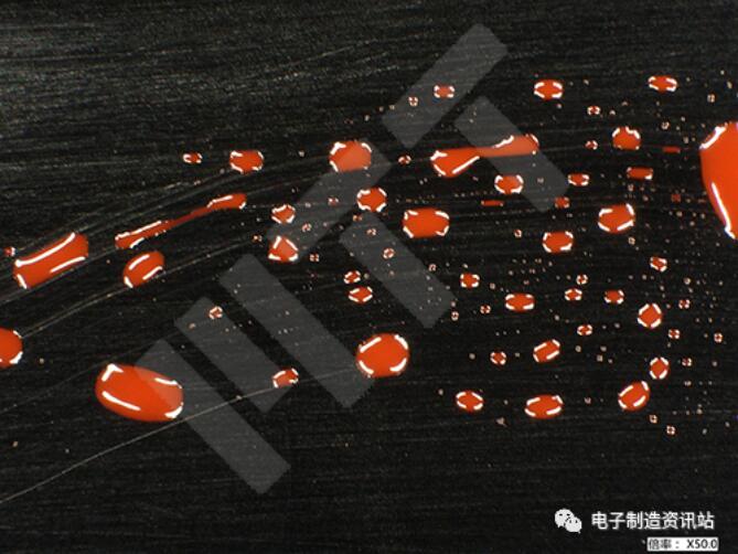 NG屏幕塑膠面板光學(xué)圖片