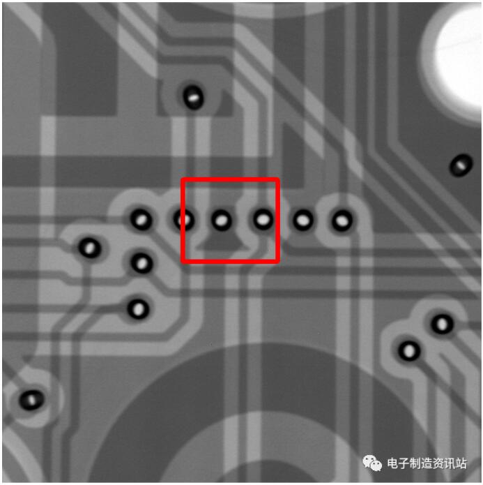 嚴重失效PCB X-ray照片
