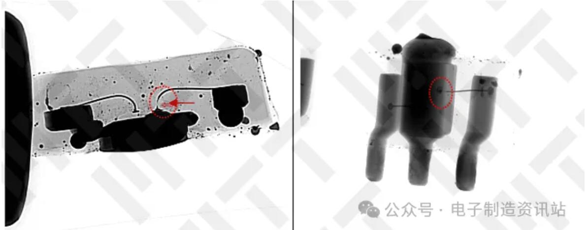 NG三極管 無損透視圖